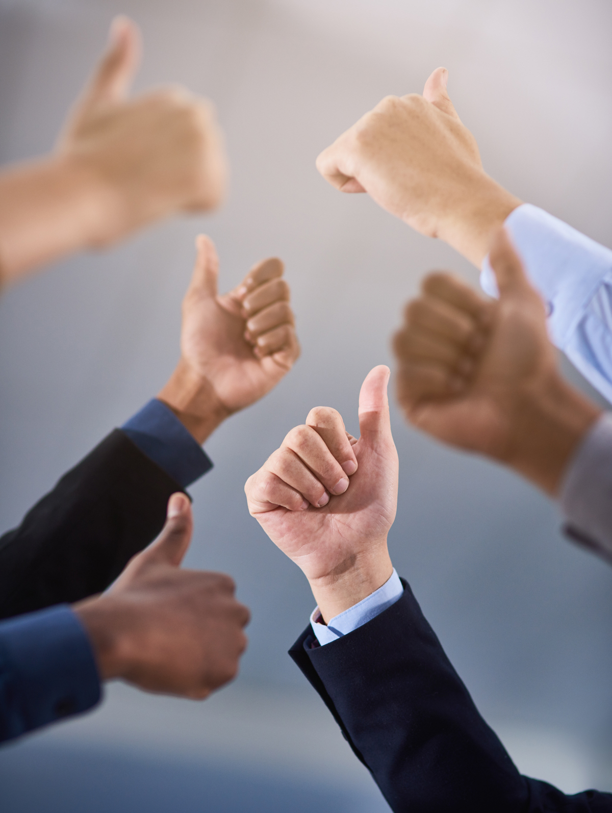 Purposes Image of a group of hands